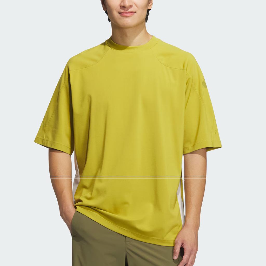 Adidas City Escape Cool Round Neck Pullover Short Sleeve T-Shirt Men T-Shirts Pulse-Olive-Green JZ8429