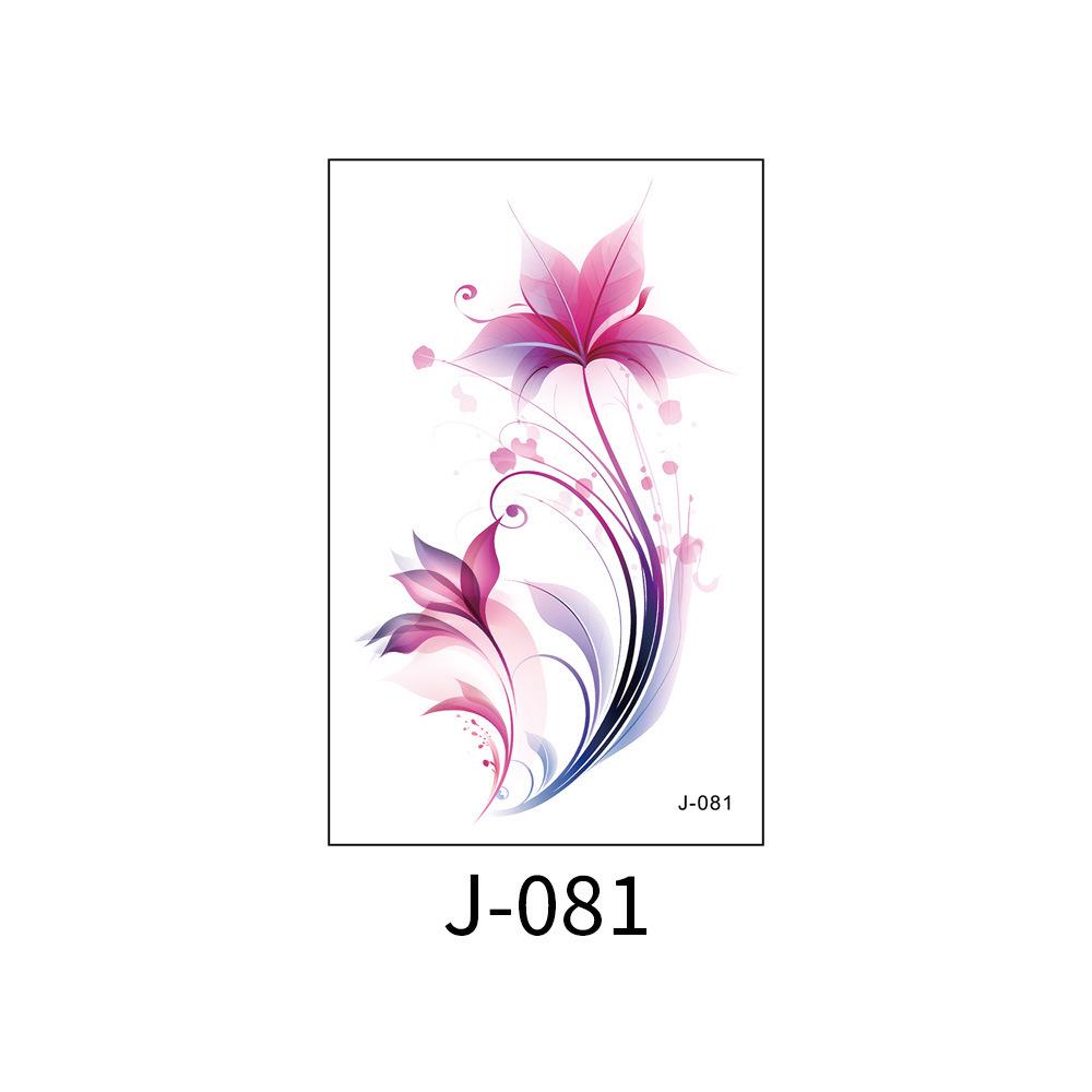 Aquarell Blumen Temporäre Tattoos: Wasserfest, Schweißfest, Langanhaltend für Fotografie, Handgelenke, Knöchel