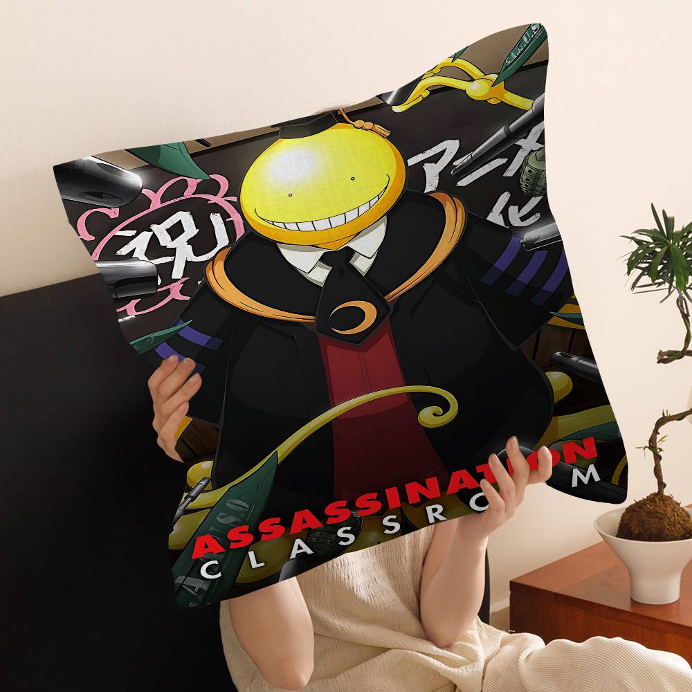 Anime Assassination Classroom Cushion Cover Car Throw Pillow Case For Sofa Car Christmas Gift xcm xcm