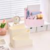 Large Capacity Desktop Pen Holder INS-Style Brush Storage Container Makeup Brush Holder  Household