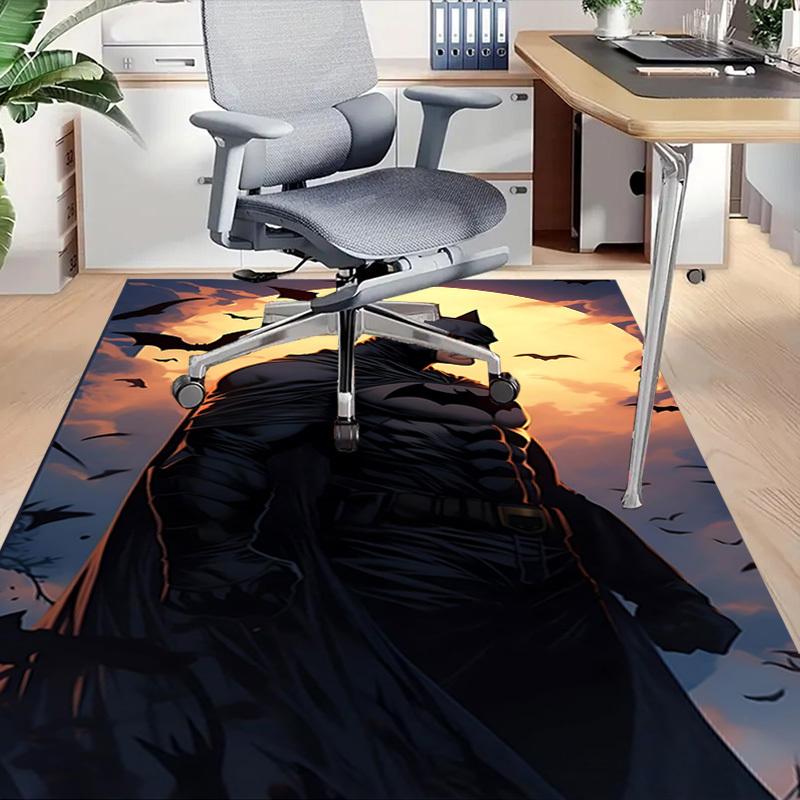 1pc Batman Night Carpet, for Home & Office Decor, Desk Chair Carpet, Festive Gift,Conference Room CarpetL1296