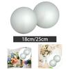 2 Craft Foam Balls for Christmas Decoration, DIY Projects, School, Model Making, Birthday, Year,