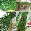 Artificial Green Leaf Vine for Decorative Wrapping: Ideal for Water Pipes, Air Conditioning Wires, Ceiling, Wall Hanging, and Winding Decorations.