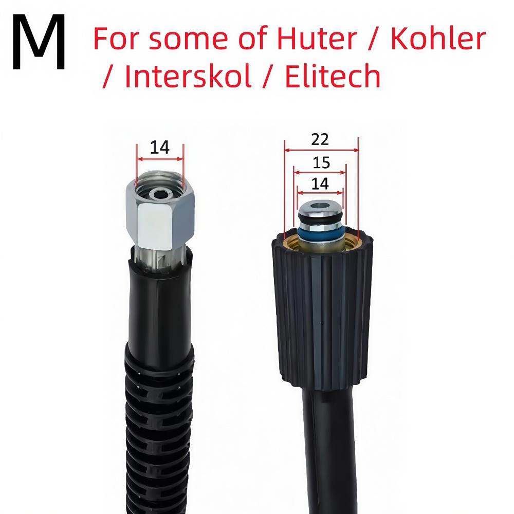 High Pressure Cleaning Machine Hose Car Wash Water Cleaning Hose Extension Hose Cord Pipe For Karcher Bosch Nilfisk Lavor Huter