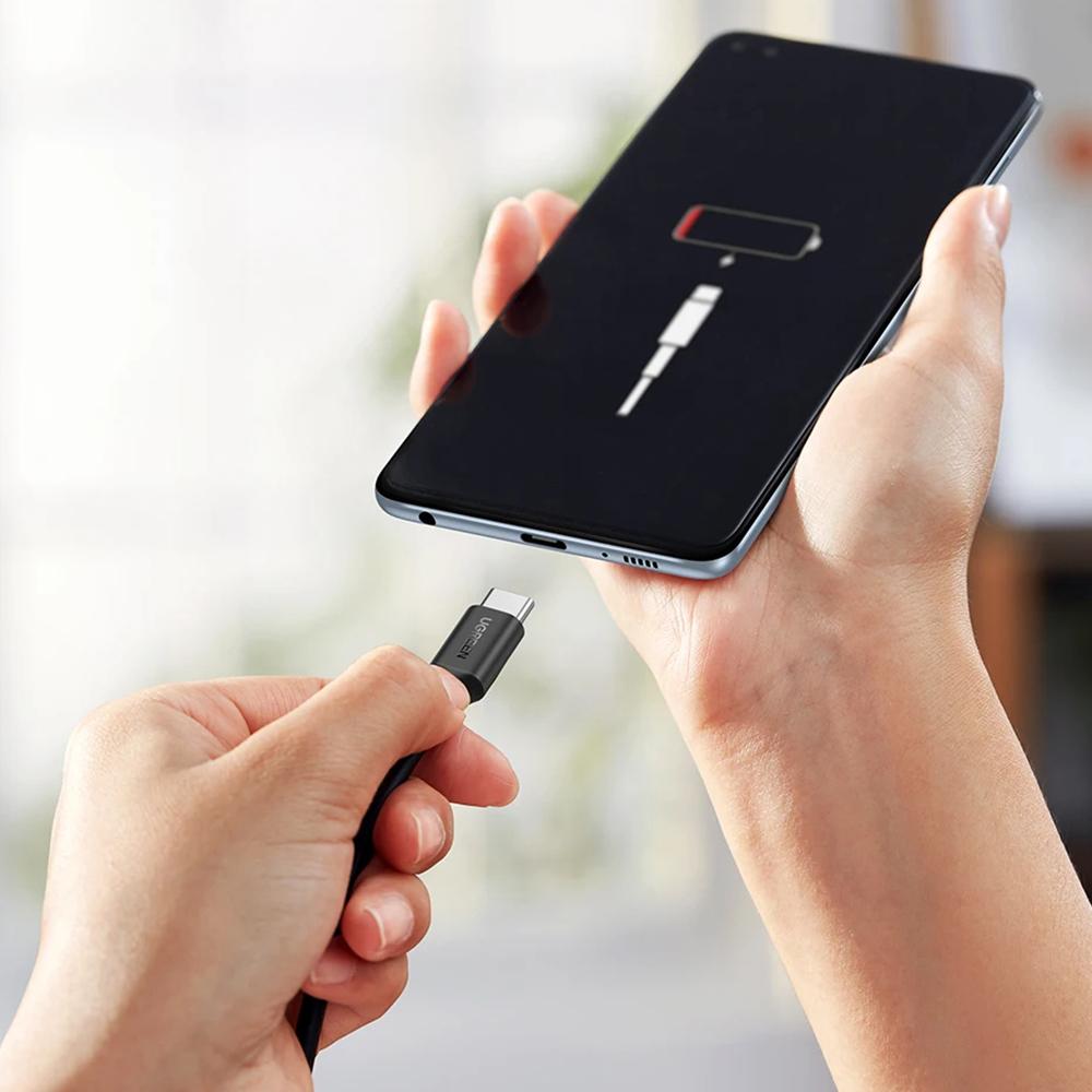 UGREEN 15176 1m PD 100W Fast Charging USB C To USB C Cable for iPhone/Macbook/iPad Data Wire