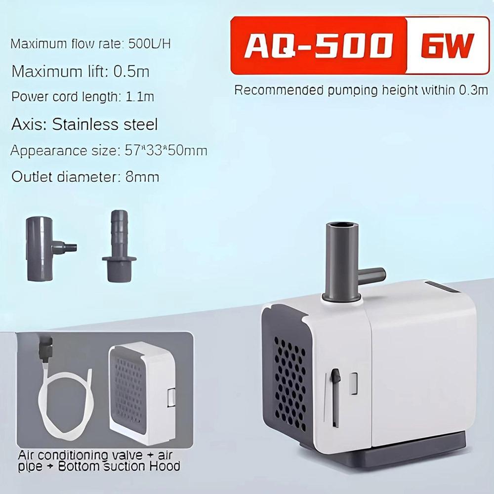 

Multifunctional Mini Fish tank filter Silent Ultra-quiet Waterfall Filter Box Built-in Circulating Clean water cycle for Home