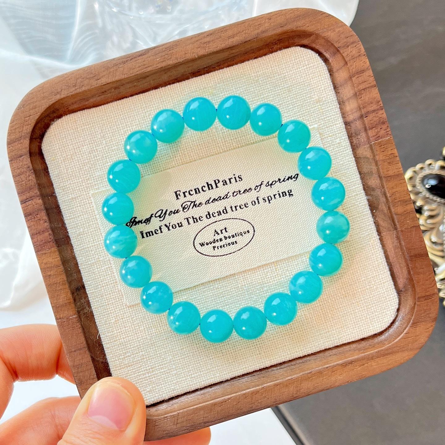 9-10Mm High Quality Natural Tianhe Stone Bracelet Bracelet.