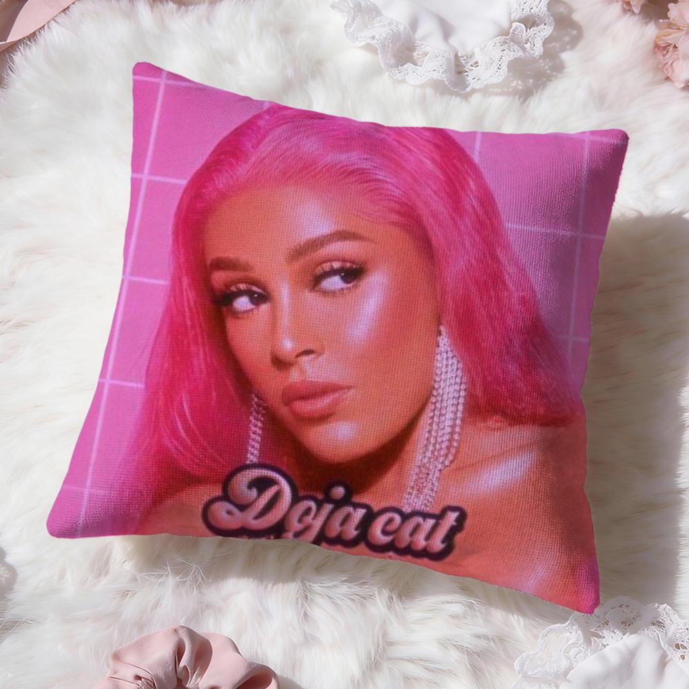 Singer D-Doja CatS Cushion Cover Premium Comfort Reversible Pillow Cove -Two in One Design for Any Room & Car Interior