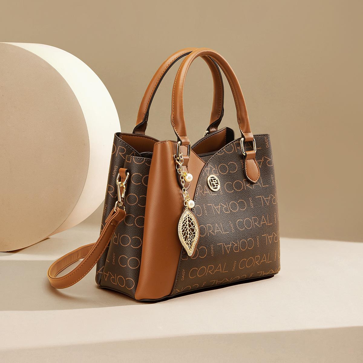 

Роскошные сумки-тоуты для женщин, винтажные женские сумки через плечо с буквенным принтом, маленькие кожаные сумки-ведра, женские сумки