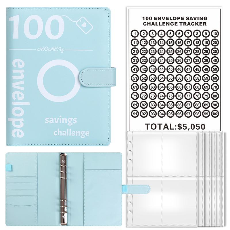 Cash Envelope System Kit With 100 Pockets, Money Savings Reusable Budget Planner For Cash