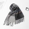 Men's Autumn & Winter Imitation Cashmere Plaid Scarf & Shawl
