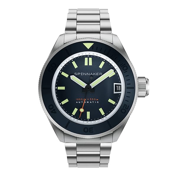

Picard Automatic 55 ATM Water Sapphire Blue [SPINNAKER] Watch, Resistant, Crystal, Dial, SP-5098-22, Men s [Authentic] синій