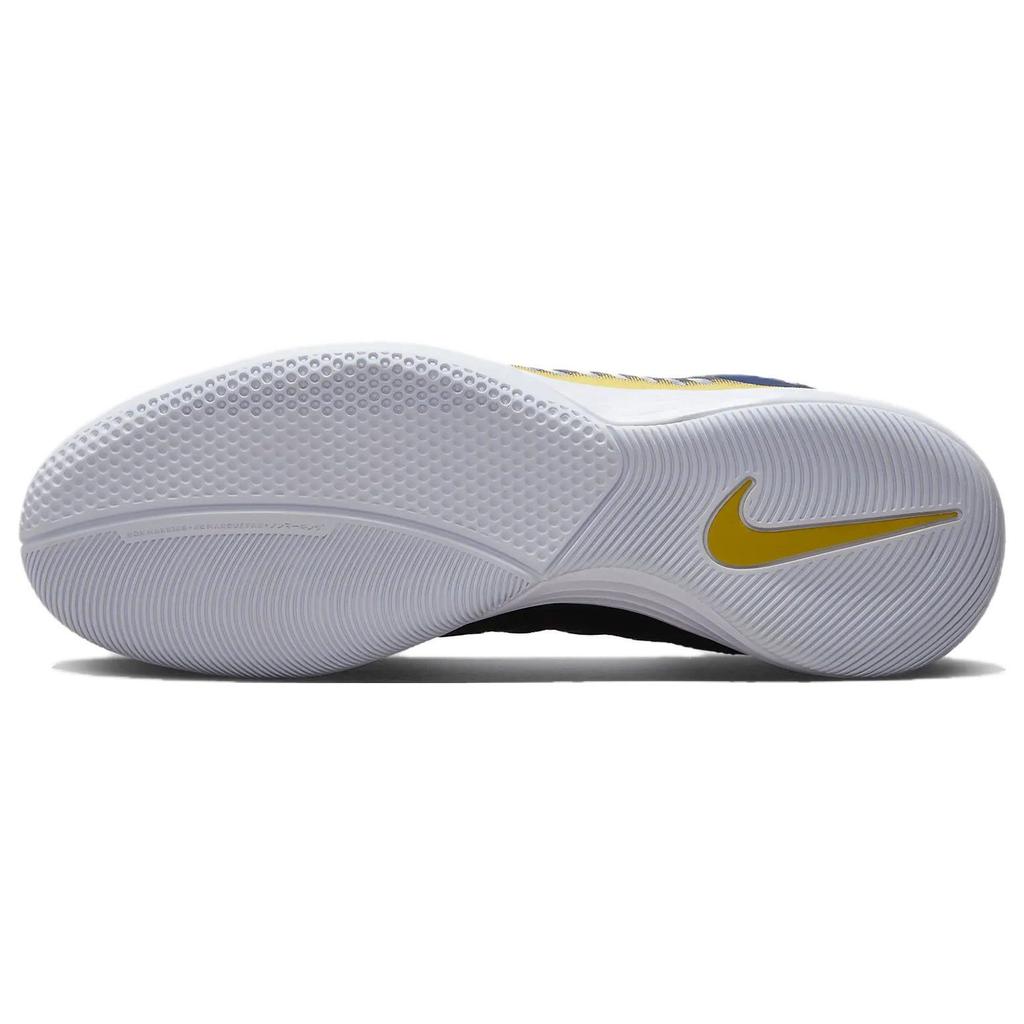 Nike Lunar Gato 2 IC Black Midnight Navy Men Sneakers Vivid-Sulfur 580456-009