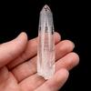 [GOLD STONE] Lemurian Seed Natural Point, Natural Quartz Crystal from Serra De Cabral, Minas Gerais, Brazil, for Purification, 1 Piece