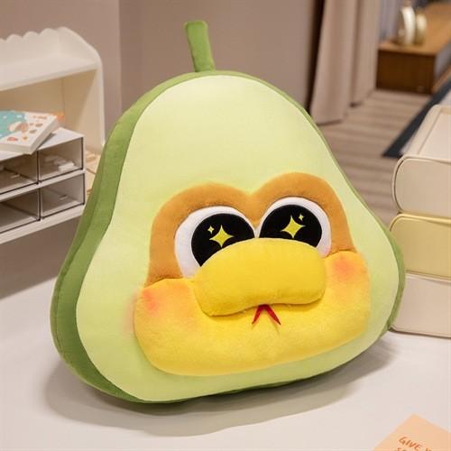 

Ingots Ugly Persimmon Orange Avocado Snake Plush Toy Cartoon Doll Decoration Avocado