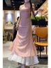 Retro Chinese Stand Collar Cheongsam: Step by Step Lotus Spliced Slimming Dress