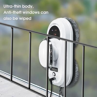 Robot limpiacristales, aspirador eléctrico de cristales ultrafino y fácil de usar, totalmente automático, de fuerte succión, estándar europeo