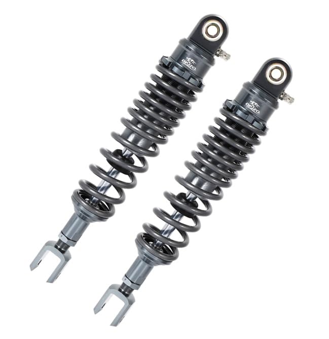 320mm CNC Aluminum Rear Suspension Kit for Yamaha Majesty 125, Cygnus X, BW'S, Universal Rear Suspension (Silver)
