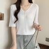 Navava Thin Cool Pearl PoinT ShorT Sleeve KniT T Nk3072