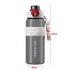 Leakproof Sports Water Bottle Large Capacity Travel Kettle Portable Straw Water Jugs