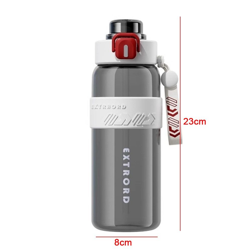 Leakproof Sports Water Bottle Large Capacity Travel Kettle Portable Straw Water Jugs