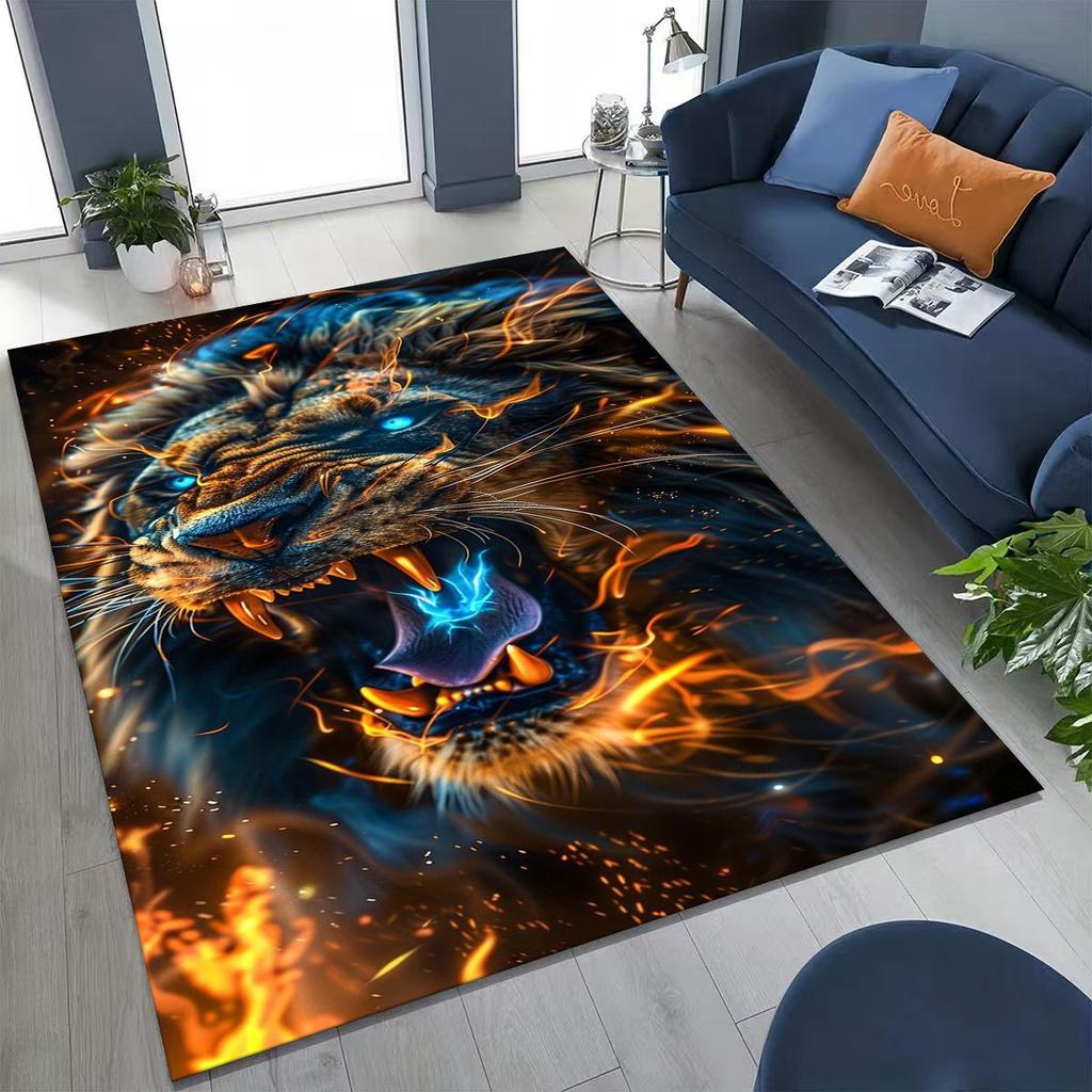 27 Style Wild Animal Lion Beast Cartoon Rug for Bedroom Living Room Sofa Home Doormat Decor, Large Kid Play Non-slip Floor Mat
