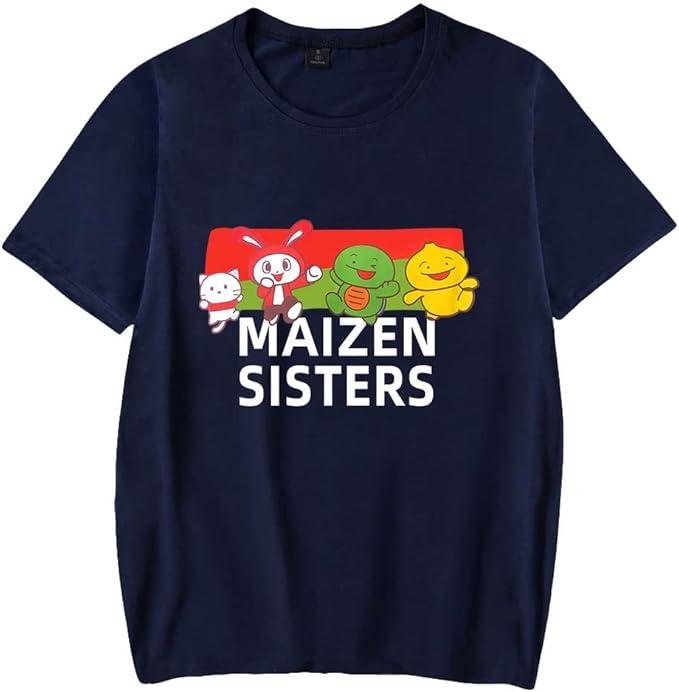 

jj Mikey maizen Tshirt Unisex Short Sleeve VTuber Tshirts Unisex Women Casual Unisex Fashion Harajuku Streetwear 4XL