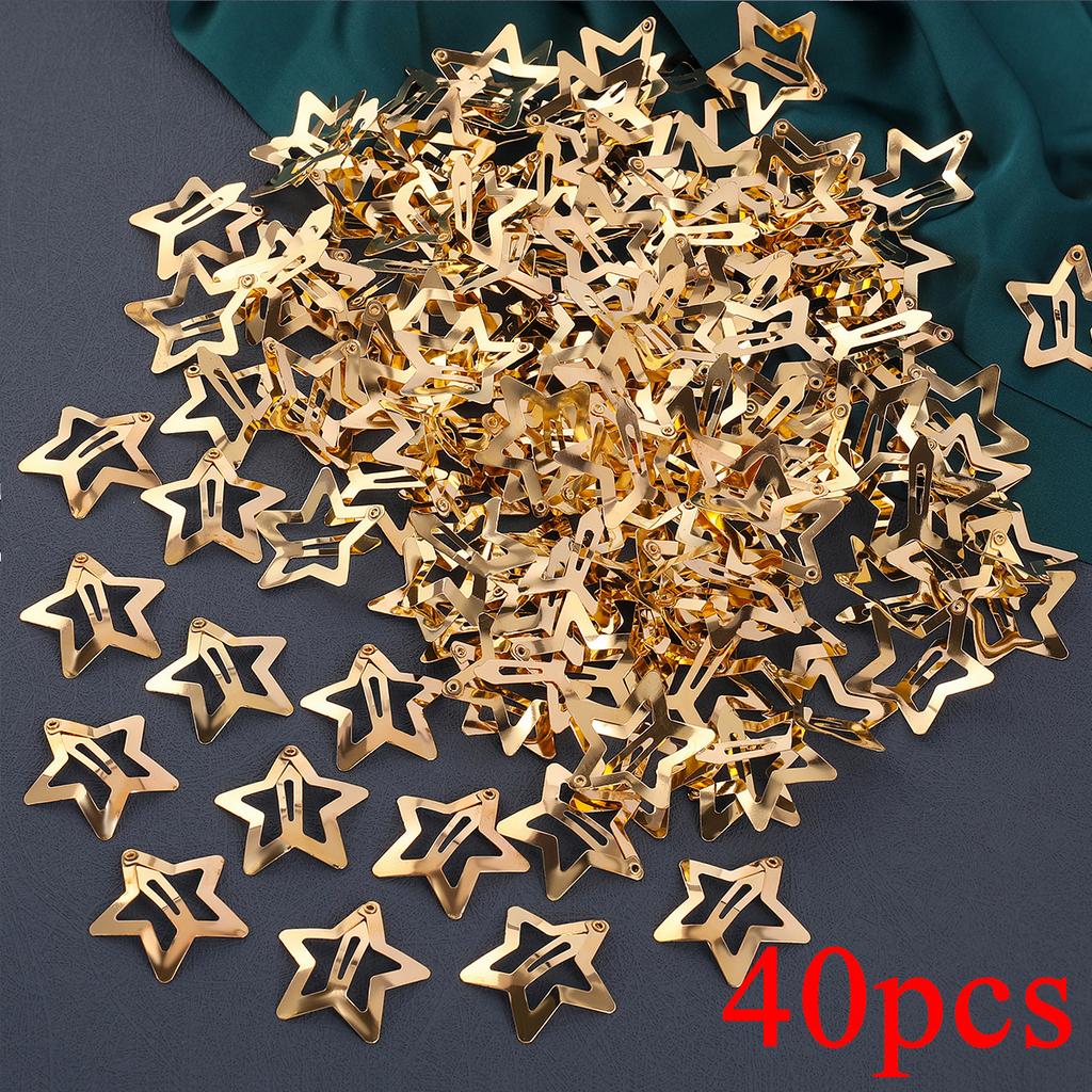 20/40Pcs Colorful Star BB Hair Clips For Girls Children Lovely Hair Decorate Hairpins Barrettes Headwear Kids Hair Accessories