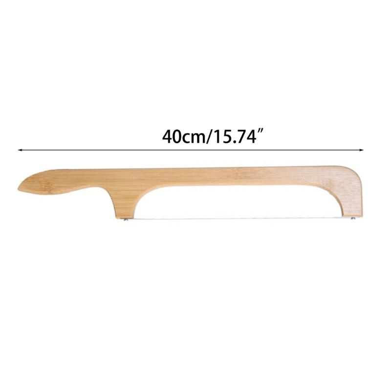 Wood Bread Bows Knife Bread Slicers Sourdoughs Bread Knife Cutter for Homemades Bread Sourdoughs Sandwich Easy To Use