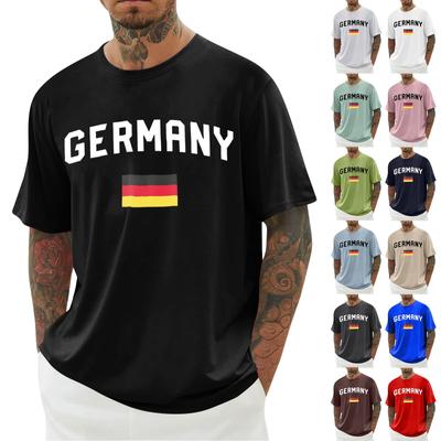 Unisex letní tričko s potiskem Unisex volný ležérní top s krátkým rukávem