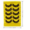 5 Pairs DD l Russian False Eyelashes 3D Mink Eyelashes Reusable Fluffy False Lashes eyelashes extensions