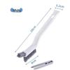 Multi-Purpose Crevice & Corner Brush for Bathroom, Toilet, and Floor with Hard Bristles for Grout Stain Removal