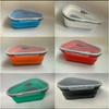 Baby Food Grade Silicone Folding Pizza Box Reusable Triangle Pizza Packing Box Take Away Box Silicone Children Food Storage Box