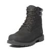 Timberland Linden Wood Waterproof Size TB1A156S0011 6-inch Lace-Up Boots, Women's, Black, 5.5/22.5cm,