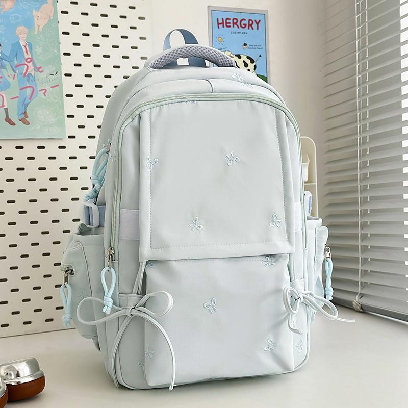 Versatile Backpack Female Japanese Ins High Value Backpack Junior High School Student Schoolbag Lightweight Large Capacity Backpack