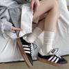 All-In-One Machine Socks Women'S Boneless Long Tube Stacked Socks Comfortable Cotton Socks White Socks Season Versatile Trend