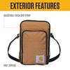 carhartt Crossbody Zip Sling Zipper Basil Bag, Durable, Adjustable, Bag, Closure, Unisex,