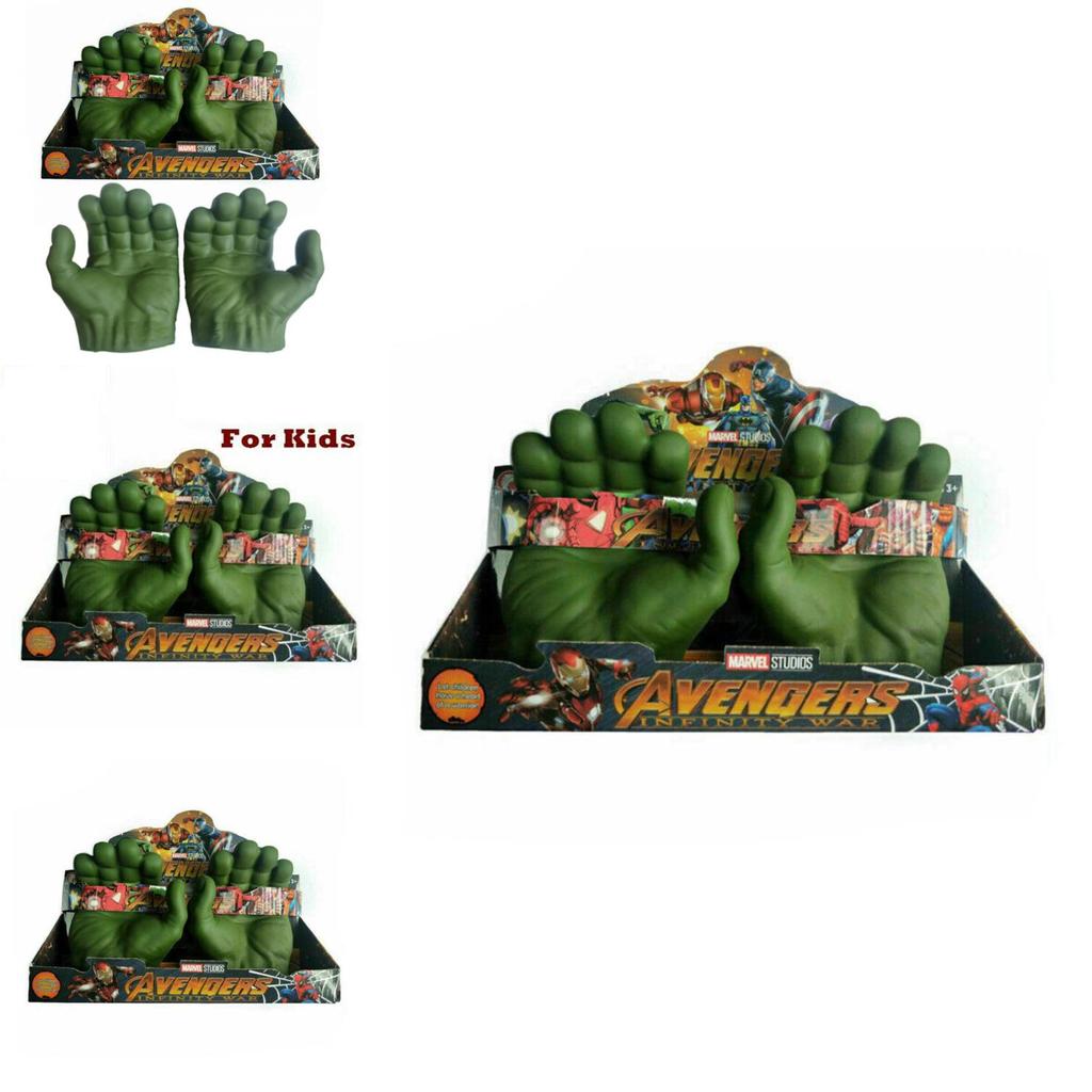 Green Hulk Gamma Fist Avengers Cosplay Gloves Soft Toy Party Gift