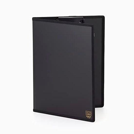 King Jim Clipboard All-in Cover Storage Approximately 30 Sheets A4 Horizontal Black 5995-BK