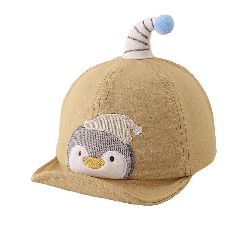 Unisex Baby Penguin Duckbill Hat - Soft Brim, Adorable Spring/Autumn Sun Protection Baseball Cap