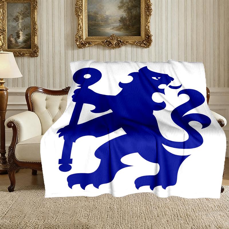 Chelsea FC Blanket, Valentine's Day, Halloween, Thanksgiving Gift Blankets, Home Blanket for Bed and Couch Use