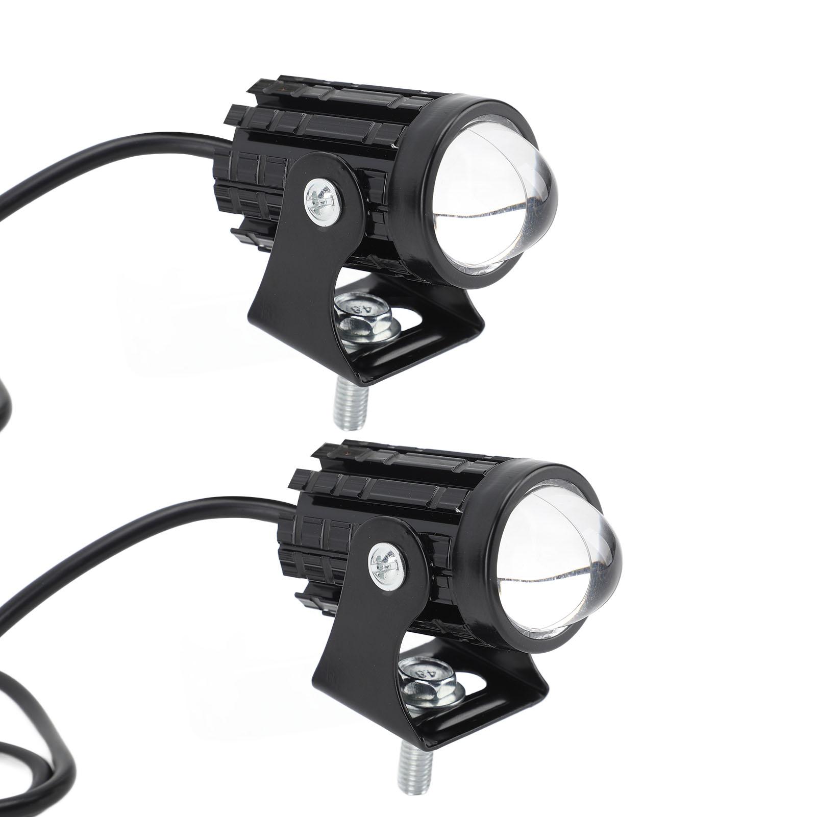 

2 шт. Мотоциклетный светодиодный прожектор Водонепроницаемый Желтый Белый Дальний Ближний Свет Точечный Светильник от 8 до 80 В