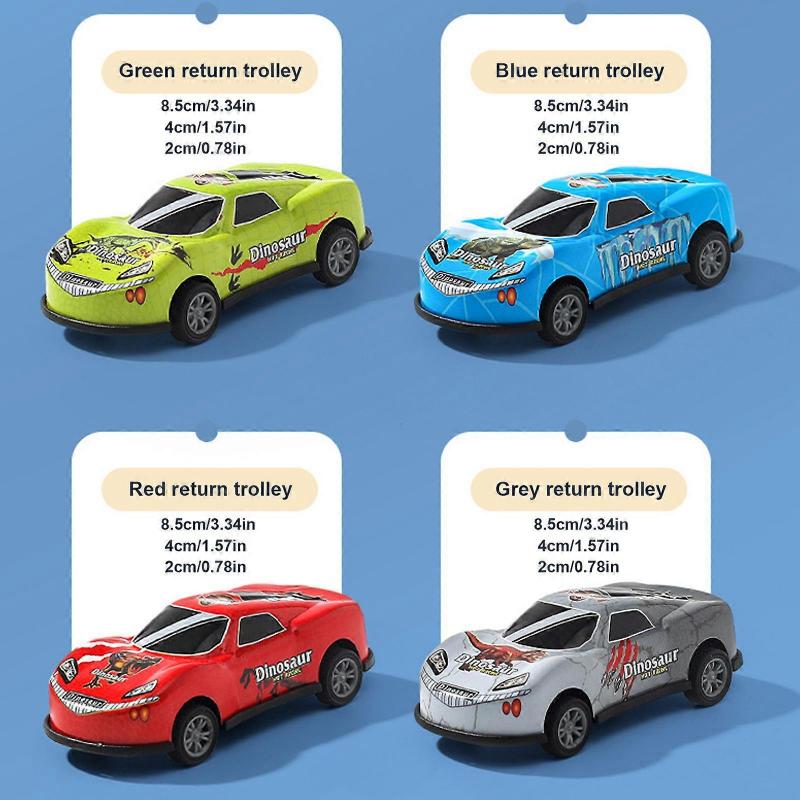 Dinosaur Tracks Mini Race Cars Birthday Gift For 3 4 5 6 Years Old Vehicles Airplane Toys