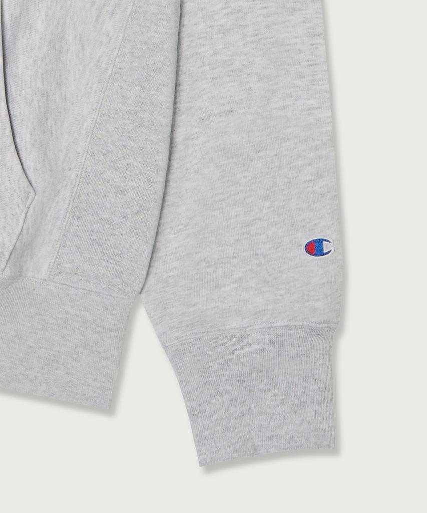Champion Reverse Weave Loose Fit Zip-Up Hoodie Light Grey