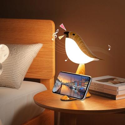 1Pc New Creative USB Charging Magpie Desk Lamp Multi-function Bedside Bedroom Mobile Phone Holder Aromatherapy Atmosphere