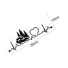 Car Window Side Sticker Fit Pickup Truck Camper Graphics Heartbeat Trees Decor Decal Vinyl Film Cover Auto Tuning Accessories