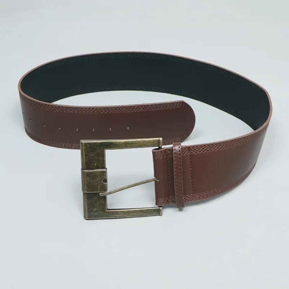 PU Leather Wide Waistband Vintage Grunge Sashes Fashion Women Belts  for Women