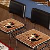 Imitation Cashmere Dining Chair Pad Anti-slip Seat Cushion Cute Chair Cushion  Home Seating