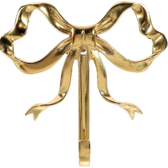 MAGICLULU Золотой Латунный Бантик Настенный Крючок Ретро Крючок-Бантик для Подвешивания Большой Настенный Крючок-Бантик для Одежды для Дома Кухни Ванной Комнаты Офиса 3,4x3,62 дюйма