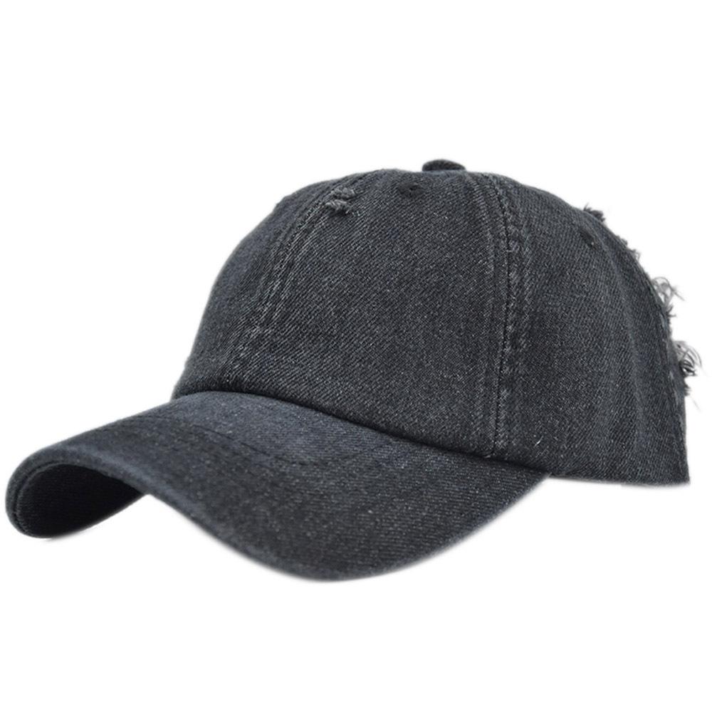Vintage denim baseball cap - distressed wash, distressed baseball cap, sun visor, duckbill cap, sun hat, hiking casual hat Adjustable